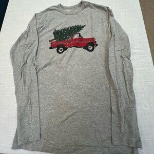 Crewcuts Gray Graphic Holiday Tee